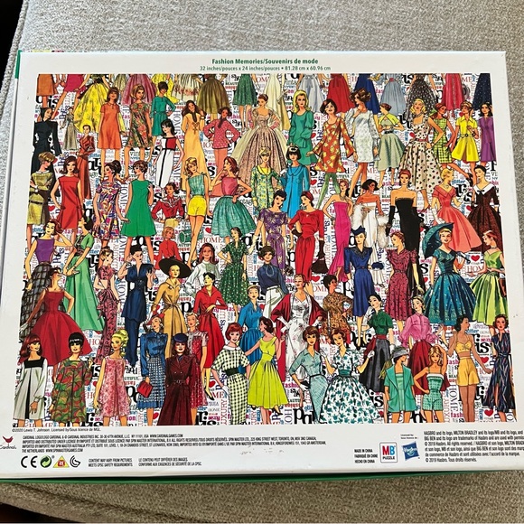 MB Puzzle Collage Time Fashion Memories 1500 Piece Puzzle - Picture 3 of 6